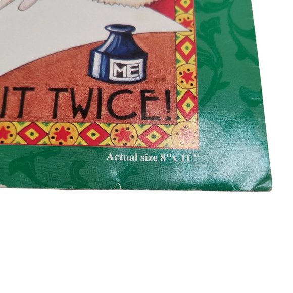 Iron On Transfers Daisy Kingdom He's Making a List Santa Claus Christmas Craft - Picture 7 of 7